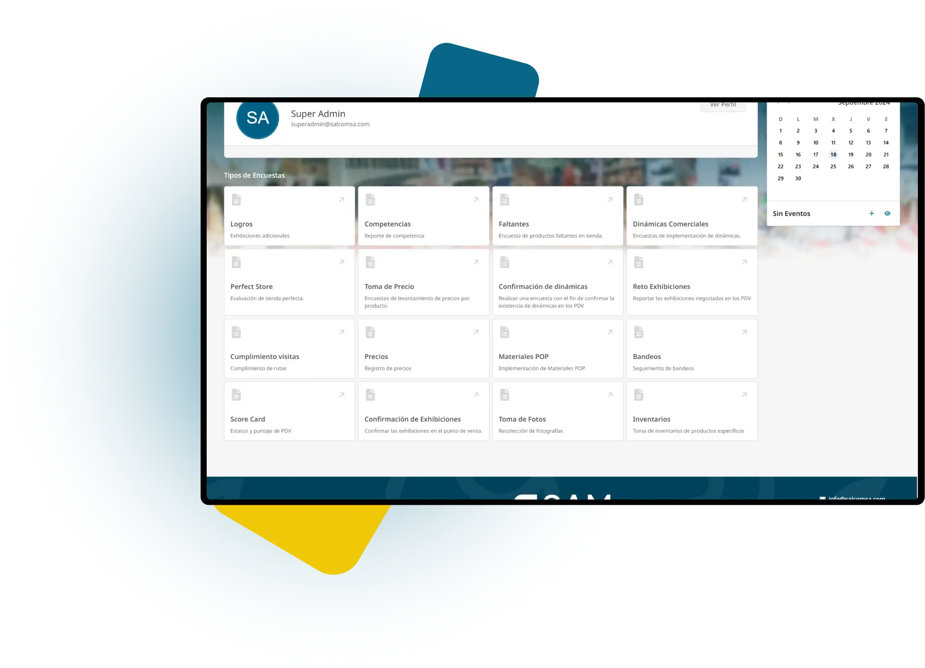 Imagen del software en uso