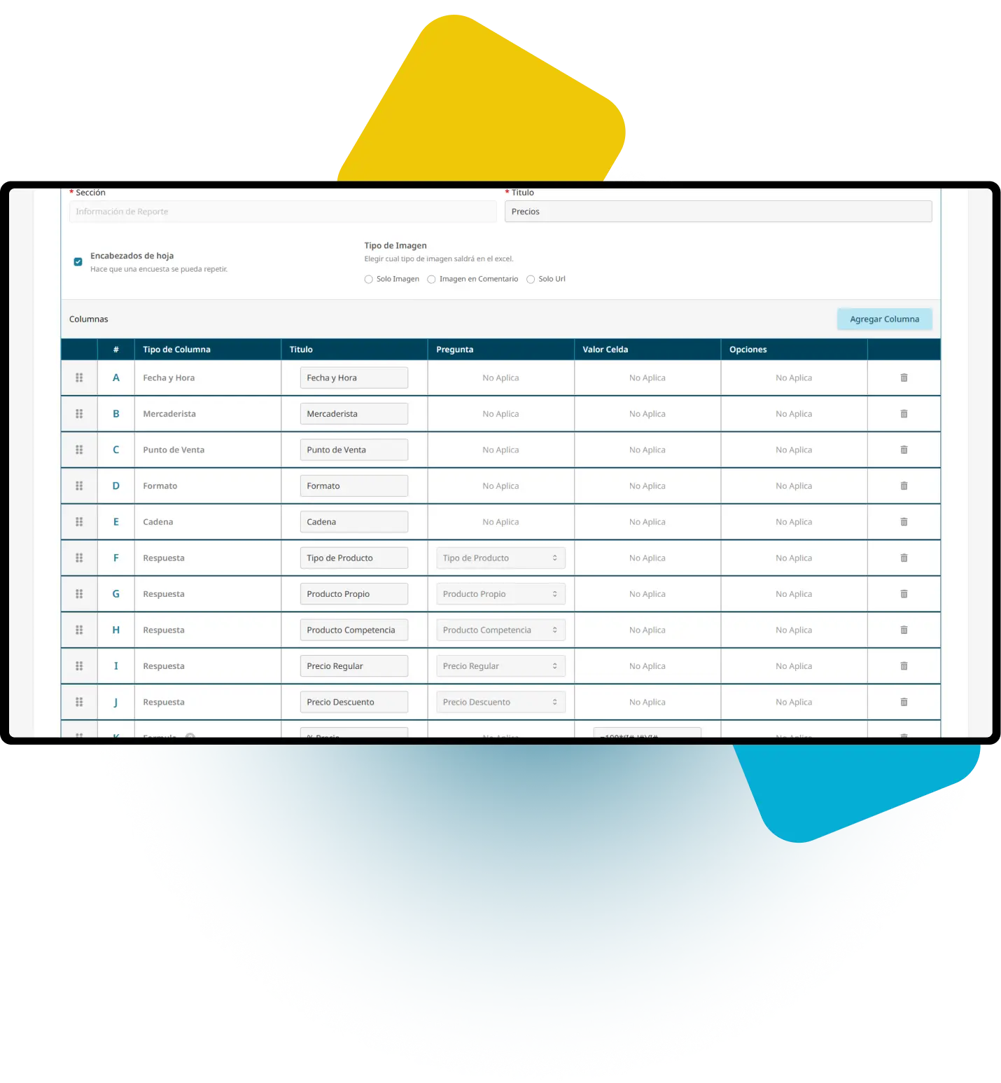 Imagen del software en uso